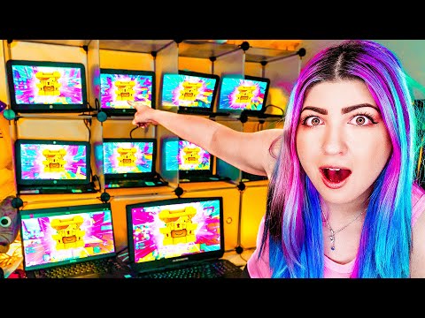 I Spent 48 Hours Using 10 Computers in Pet Sim 99's Egg Room!