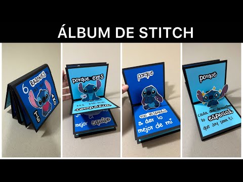 Sorprende a tu persona ESPECIAL con este ÁLBUM SCRAPBOOK DE STITCH | 6 razones por las que TE AMO