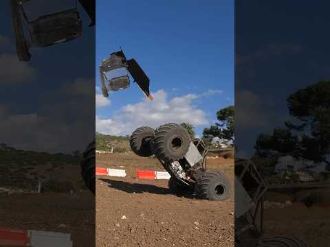 Strip flip #monstertruck #flip #stunt #gopro #monsterjam #4x4 #losi #rc #shorts