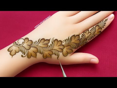 New back hand mehndi design | Easy mehndi design | Mehndi Design | mehndi ka design | mehndi .