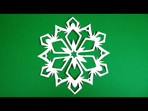 How to Make a Simple Snowflake  Paper Snowflakes