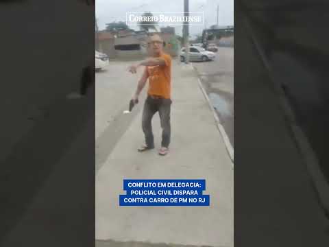 CONFLITO EM DELEGACIA: POLICIAL CIVIL DISPARA CONTRA CARRO DE PM NO RJ