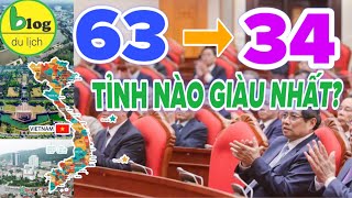 Danh sách sáp nhập tỉnh, thành cập nhật mới nhất 2025