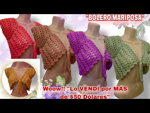 ⛔️ Woow!! INCREIBLE este BOLERO/MARIPOSA lo vendí por MÁS de $50 DOLARES 😱