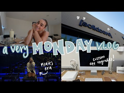 A VERY MONDAY MONDAY | custom app updates, solidcore + I'm back into running?!