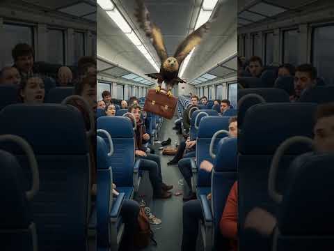 Golden Eagle Saves Train From Disaster! #animal #rescue