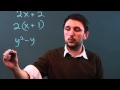 Factoring and Identifying Binomials