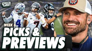 Jags-Texans Battle, Cowboys vs Packers + Eagles Opportunity vs Panthers | NFL WK6 Picks & Previews