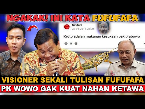 JANGKRIK❗FUFUFAFA TANGGAPI MAKAN GERATIS PAKAI SERANGGA❗BEGINI REAKSI PK PRABOWO❗