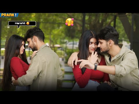 ROMANTIC PRANK ON RUHI 😍 || Ruhi को कर दी KISS 🤭❤️ || Harshit PrankTv