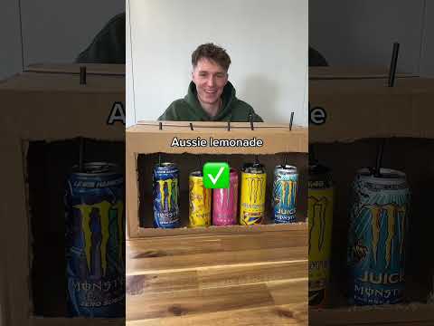 🥇👹FACE OFF: Guessing Monster Energy Flavours!👹🥇 #asmr #satisfying #candy #sweets