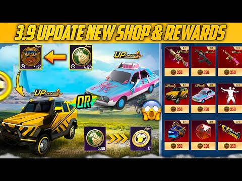 😱 Shocking News Free Upgraded UAZ Skin In Perk Shop | 3.9 Update New Event & A14 Royal Pass