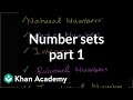 Understanding Number Sets