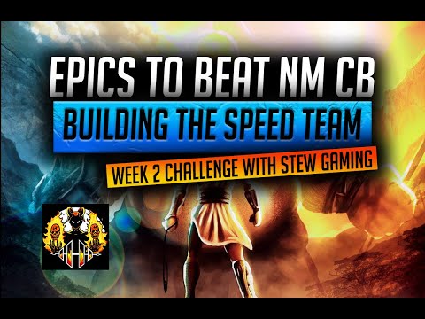 RAID: Shadow Legends | How to 2 key Nightmare Clan Boss with a Speed team | Sandlashed Survivor MVP!
