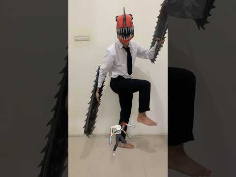 BOBOIBOY KEGELAPAN BANTU CHAINSAWMAN LENGKAPIN KOSTUMNYA DEMI VIEWER