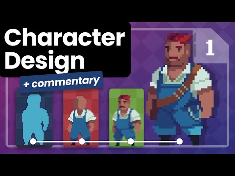 Pixel Art Character Design w/ Commentary!