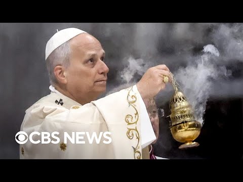 YouTube video thumbnail: How Pope Leo Is Celebrating Holy Week
