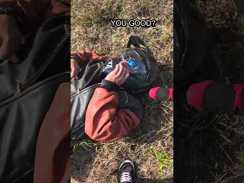 He Left In A Helicopter... #bikelife #crash