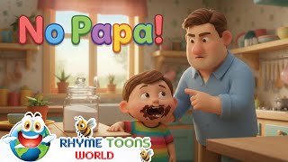 Johnny Johnny Yes Papa 🍭 | Eating Sugar? No Papa | Rhyme Toons World