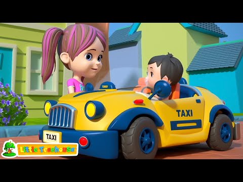 Ruote Sul Taxi Andare Giro e Giro e Di Piu Veicolo Canzoni Per Bambini