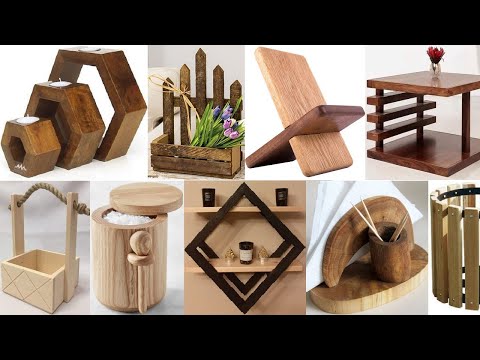 Small wood furniture and décor pieces you can make as mini woodworking projects for profit