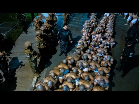 Miles de pandilleros trasladados al CECOT | La Megacárcel de Centroamérica | Parte 1