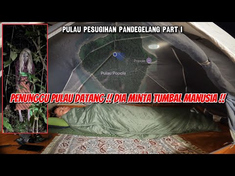 SOLO CAMPING DIPULAU KOSONG TEMPAT PESUGIHAN BERTUMBAL~JIN DATANG DENGAN WUJUD UTUH!