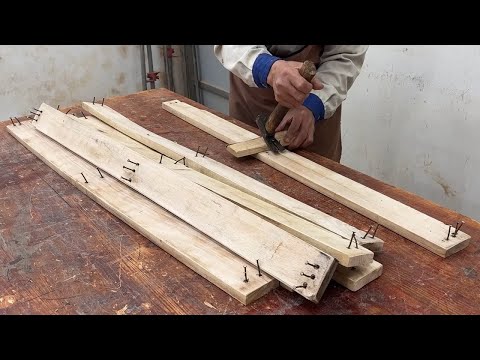 Amazing Perfect Pallet Woodworking From Simple Tools - Turn A Old Pallet Into A Great Outdoor Chair