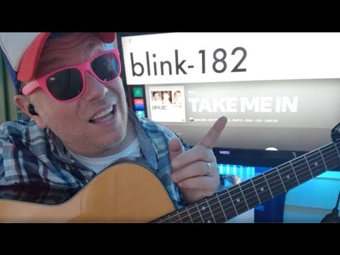 TAKE ME IN - Blink-182 Guitar Tutorial (Beginner Lesson!)