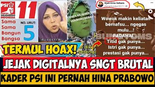 KADER PSI HOAXS LAGI,.! JEJAK DIGITALNYA DI BONGKAR NETIZEN,.! SEBENCI ITU DENGAN PRABOWO,.!