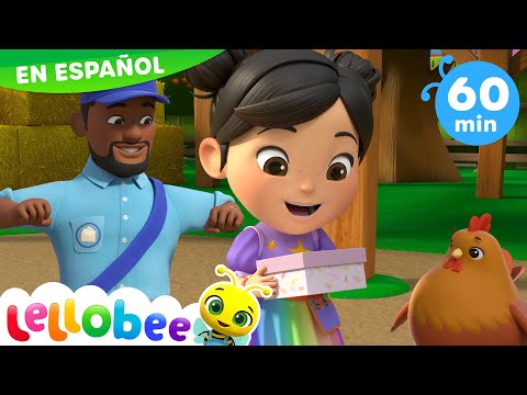 El cartero va a la granja✉️✉️ | Caricaturas - Canciones Infantiles 🎵 | Lellobee