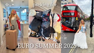 PACK & PREP w/ ME for 2 WEEKS IN EUROPE