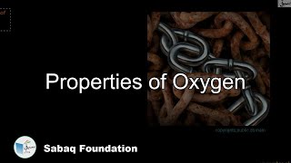 Properties of Oxygen