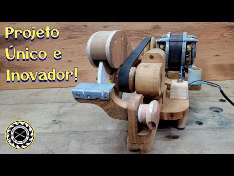 NOVA VERSÃO - Como fazer ESMERIL  caseiro com motor de TANQUINHO!! #DIY.