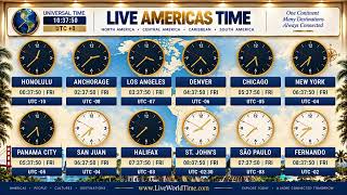 Live Americas Time UTC-2 TO UTC-10  | Live World Time with Timeless Western Classical Music