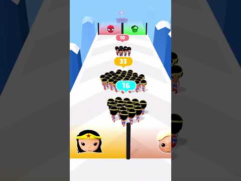 Hero squad running #ytshorts #funnygames