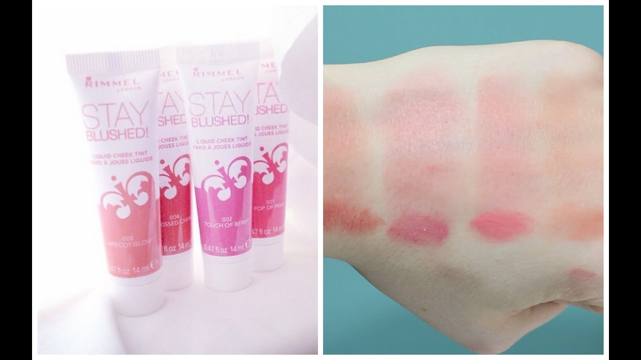 Review: Rimmel Stay Blushed Liquid blushes