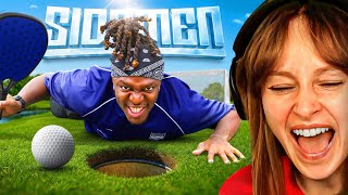 Freya Reacts to SIDEMEN DRUNK ALL SPORTS GOLF
