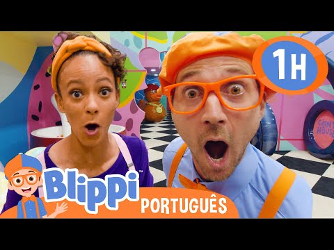 Blippi e Meekah Brincam com Ilusões! | MARATONA DO BLIPPI! | Vídeos Educativos em Português