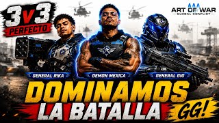 3v3 PERFECTO 🔥 Rika, Gio y DemonMexica | Dominamos la Batalla | AoW3