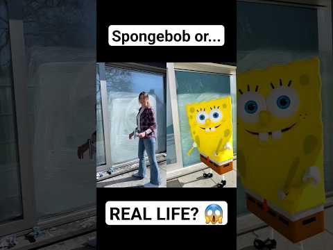 Turned into Spongebob? 🥺 #squidwardmemes #spongebob #parody