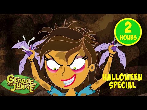 FrankenGeorge and the Zombie Outbreak  | 🎃 2 Hour Halloween Special 🎃 | George of the Jungle