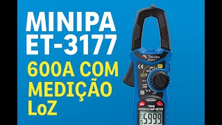 MINIPA ET-3177 - Alicate amperímetro na medida certa