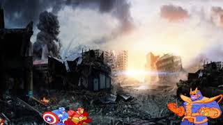 Мстители: Финал. Жч, Кэп и Тор против Таноса. Анимация.