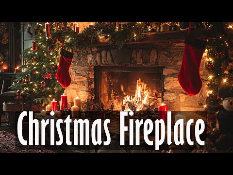 Christmas Fireplace | Cozy Holiday Music for Magical Winter Nights