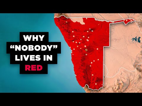 YouTube video thumbnail: Why 97% of Namibia is Empty