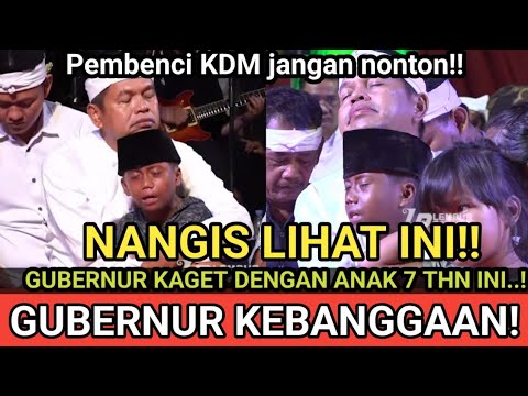 SEMUA NANGIS!! GUBERNUR KAGET KETEMU ANAK 7 TAHUN DITELANTARKAN AYAH IBUNYA...GAK BISA SEKOLAH!