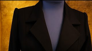 @للمبتدئات طريقة فصال وخياطة ياقة الستره او الياخه السبورت