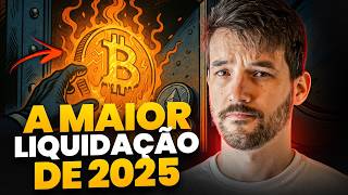 MAIOR LIQUIDAÇÃO DE 2025 | SÓ O COMEÇO DA QUEDA NO BITCOIN E CRIPTOMOEDAS?