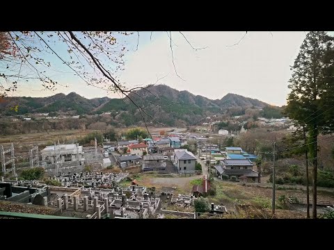 Yamanashi Uenohara sunset walk・4K